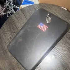 Portable Small Metal Key Safe Box, Black, Surface Mount, For Money/Valuables