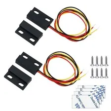 Magnetic Reed Switch,Normally Closed/Open NO/NC Waterproof DC 12V Magnetic Switc