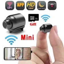 1080P Mini Camera WiFi HD IP Camera Camcorder Home Security Cam + 32GB SD Card