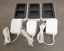Lot of 3  Arlo VMA5400C Dual Battery Charger for Arlo Ultra and Pro 3 Camera