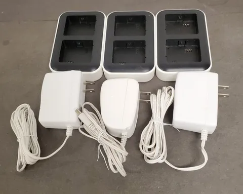 Lot of 3  Arlo VMA5400C Dual Battery Charger for Arlo Ultra and Pro 3 Camera