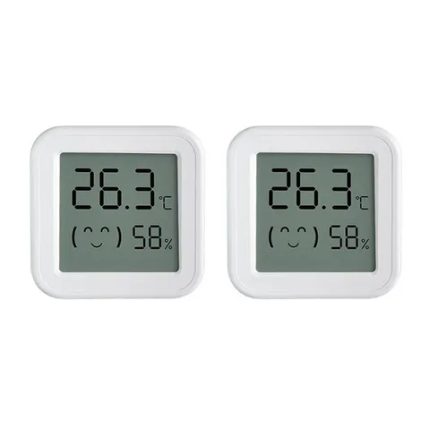 Tuya  Temperature Humidity Sensor with LCD Screen  APP  Real-Time Remotely6657
