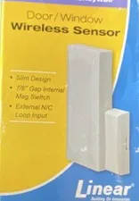 Linear HONDWA01 Wireless Slim White Door/Window Sensor Indoor Honeywell/Ademco