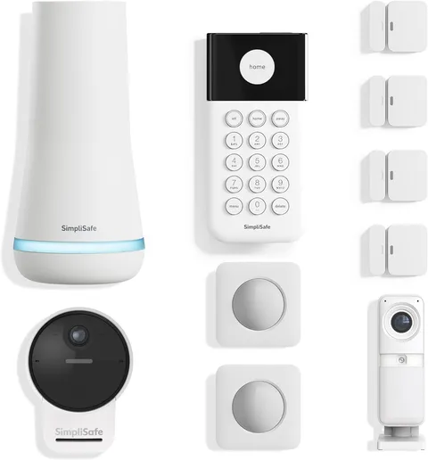 10 Piece Wireless Home Security System with Outdoor Camera- Optional 24/7 Profes