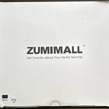 ZUMIMALL 3MP 4G Solar Security Camera System 4-Pack Indoor/Outdoor White