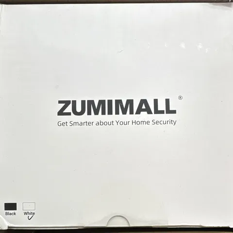 ZUMIMALL 3MP 4G Solar Security Camera System 4-Pack Indoor/Outdoor White