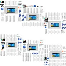V56 Tuya APP WiFi+4G Wireless Home Security Alarm System+Alexa+Google Assistant