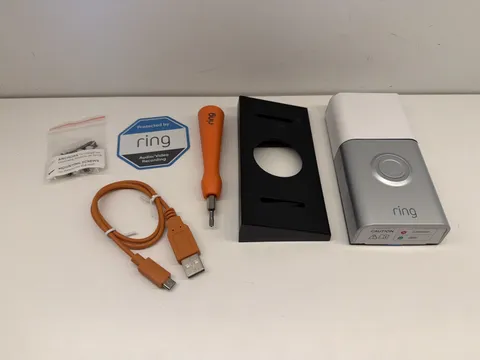 New Ring Battery Doorbell Plus 5F77E9 1080p HD Video W Battery (No Box)