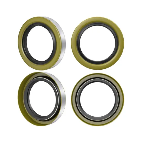 4pcs Grease Seals 010-019-00 Trailer Axle Hub Wheel 1.719''I.D x 2.565''O.D f...