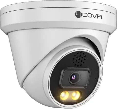 5MP Poe Dome Camera with Dual Lights Full-Color Night Vision, Wired Surveillance