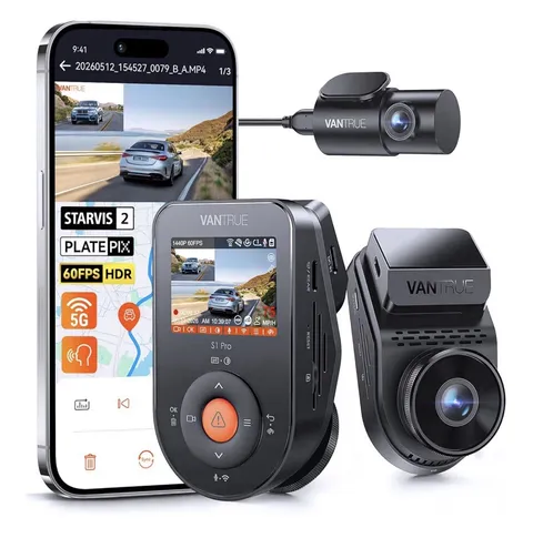 Vantrue S1 Pro AI 1080P Dash Cam Front and Rear Night Vision G-sensor Camera