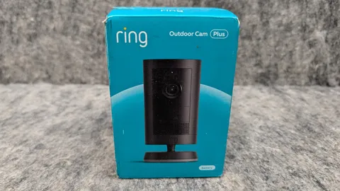 Ring Outdoor Cam Plus Battery 2K HD Smart Security Camera - Black