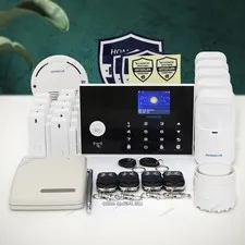 HOMSECUR Wireless&Wired 4G/3G/GSM WIFI Burglar Alarm System with IOS/Android APP
