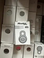 Combination Master Lock - Black Guard w/t Black Face - New in Box