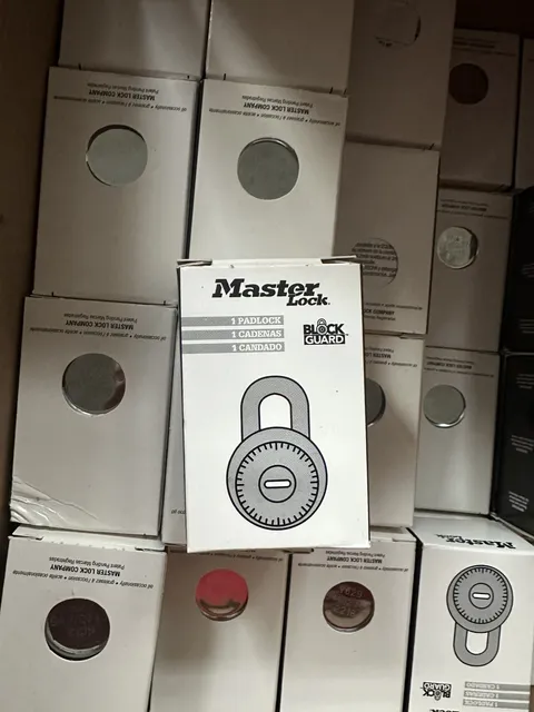 Combination Master Lock - Black Guard w/t Black Face - New in Box