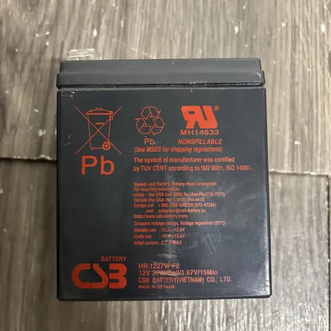 CSB MH14533 Battery 12Volt 27Watt SLA Lead Acid Battery #2C1