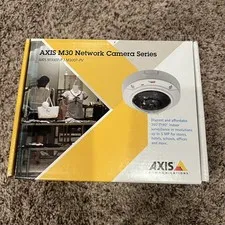 NEW Axis M30 M3007-PV 5MP Panoramic 360/180 View IP Mini Dome Camera 0515-001