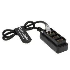 2 Pin Male to 4 D Tap Female Splitter Cable for ARRI RED DSMC2 Jetpack RTmoti...