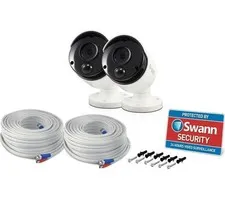 Swann SWPRO-5MPMSBPK2 Thermal Sensing CCTV Camera 1080p Super HD 5MP PIR 4900