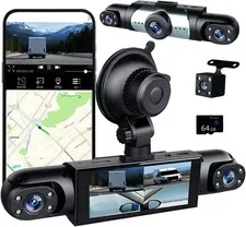 1080p 4_channel Car DVR With HD Display, Night Vision,G Sensor & Video Looping