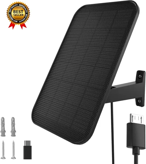 3.2W Solar Panel for Security Camera Compatible with Arlo Essential XL Water...