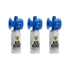 AIR HORN LOUD AIRHORNS HAND HELD PORTABLE SMALL 120db SELF DEFENSE DETERRENT 3PK