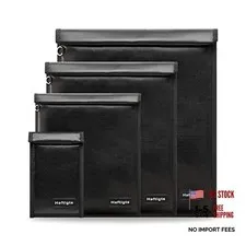 4 Pack Faraday Bags for Laptops & Phones, Faraday Cage for Anti-Theft &