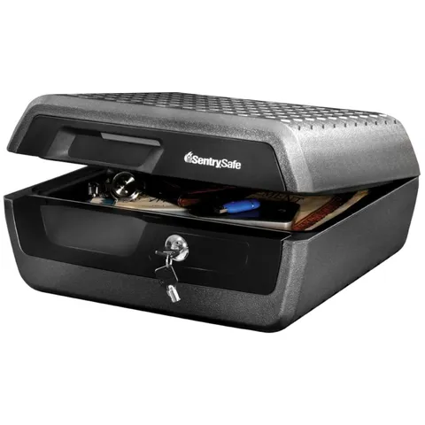 Fireproof Waterproof Document Safe Box, Key Lock