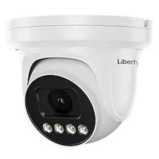 Liberty AI 8MP IP  2.8mm, True WDR,100’ IR, PoE Outdoor Turret Camera-#L3IP8TFCS