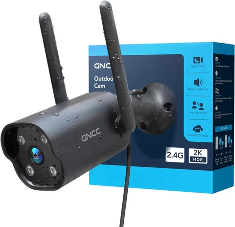 2K Camaras De Vigilancia Seguridad WiFi 2.4 24/7 Para Casas Exterior Con Audio