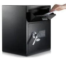 AdirOffice Digital Depository Safe - Front Loading - Digital Keypad Lock - Lo...