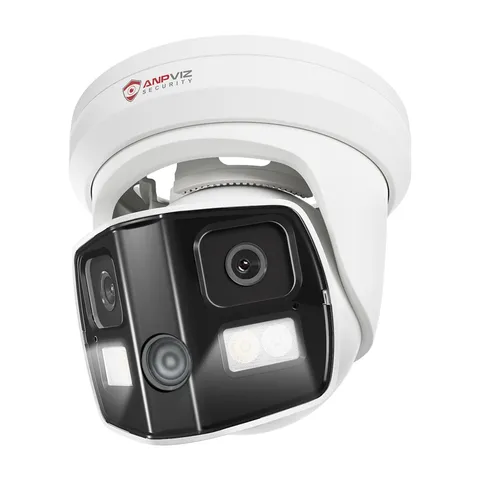 4K Dual Lens PoE IP Outdoor 180 Degree Panoramic Wide Angle, 8MP PoE with Dua...