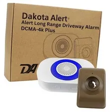 Long Range Driveway Alarm Motion Detector - One Mile Wireless DCMA-4k Plus