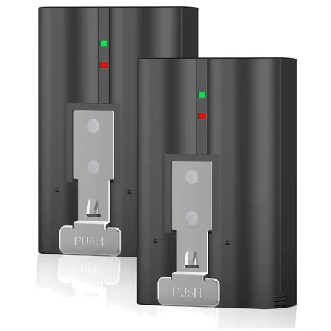 Rechargeable Lithium Battery Pack for Ring Doorbell - 2-Pack