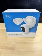 Ring Floodlight Cam Wired Plus **BRAND NEW** 1080p HD White