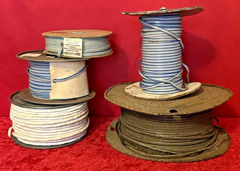 Lot of 5 Spools Security System/Intercom Wire NUTONE IW-3-200 + Others