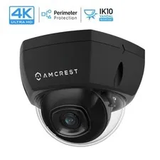 Amcrest 4K IP PoE Outdoor Camera UltraHD 8MP Dome Security IP8M-2493EB-v2
