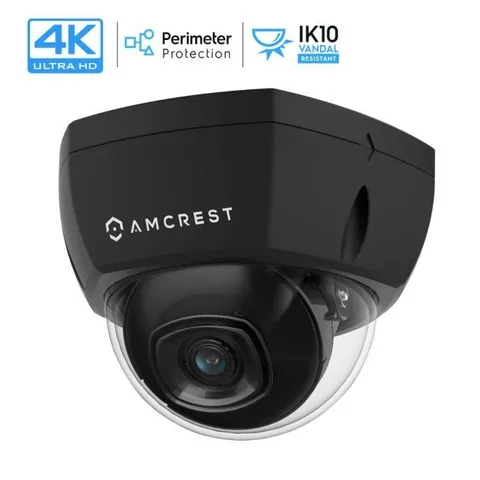 Amcrest 4K IP PoE Outdoor Camera UltraHD 8MP Dome Security IP8M-2493EB-v2