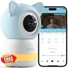 litokam 4MP WiFi Indoor Camera White