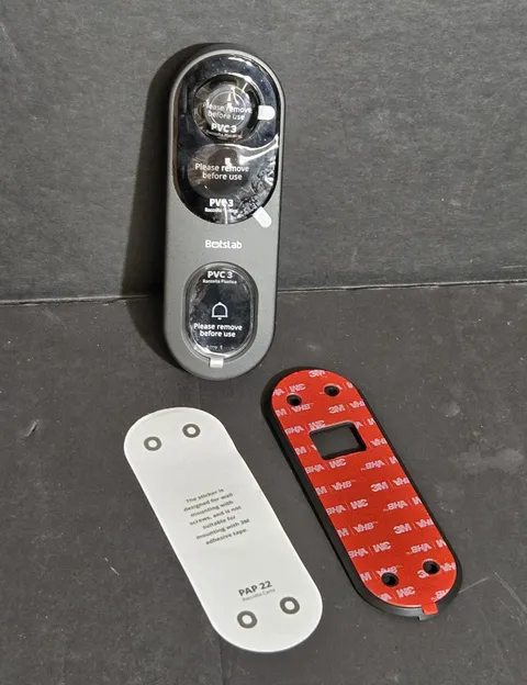 BotsLab R810 Video Doorbell Camera,180° Head-to-Toe View Doorbell Only 3M adhesi