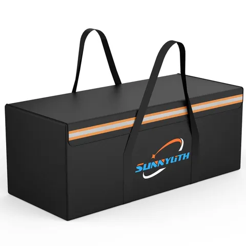12V 200Ah LiFePO4 Lithium Battery Fireproof Safe Bag, Large Capacity Explosio...