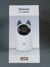 Danale AI Camera 4MP PTZ WiFi Security Camera 32GB Night Vision 2-Way Audio