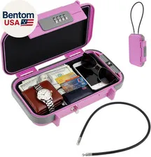 Portable Safe Box, Combination Security Case Lockbox with Code, Waterproof Anti-