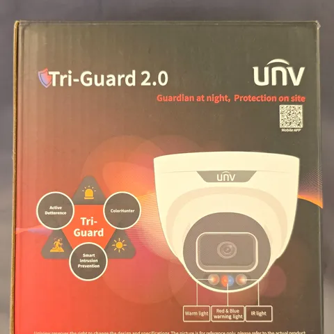 UNV IPC3638SS-ADF28KMC-I1 8MP IP Turret Camera, PoE, WDR, White