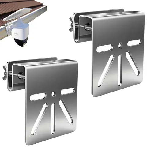 2 Pack Gutter Mount for Eufy Eolocam S340/E30, Stainless Steel Security Camer...