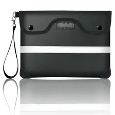 Jsngbse 6200°F Fireproof 11.4 x 8.3 inch / Inside Size 10.7 x 7.5 inch, Black