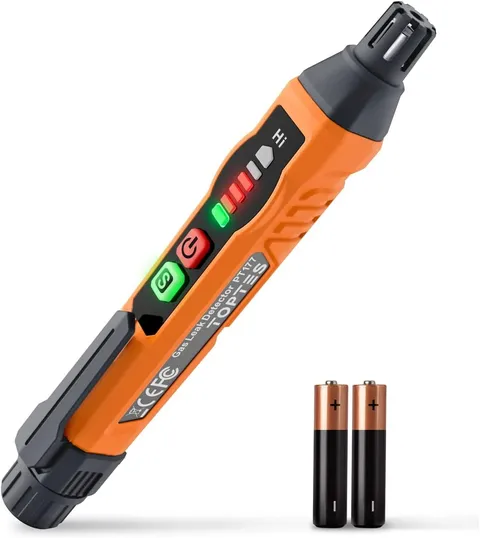 TopTes PT177 Natural Gas Leak Detector Portable Combustible Gas Sniffer Alarm