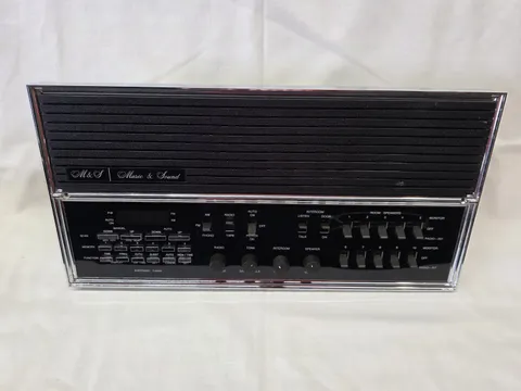 M&S Rebuilt N350 Silver and Black Intercom Master 