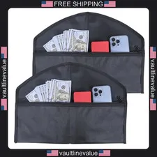 Stash-it hanger diversion safe 2 pack black hidden pocket safe for travel