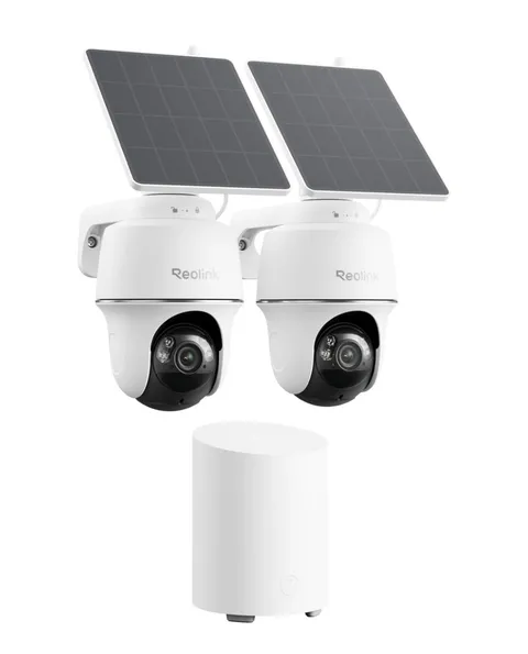 REOLINK 5MP Solar Security Cameras Wireless Outdoor, 360° Pan Tilt Auto-Tracking